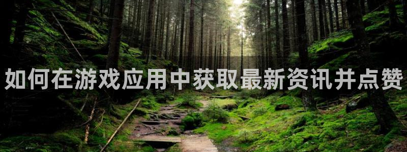 多彩娱乐注册测速：如何在游戏应用中获取最新资讯并点赞